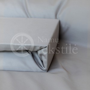 Satin fitted sheets (SILVER)